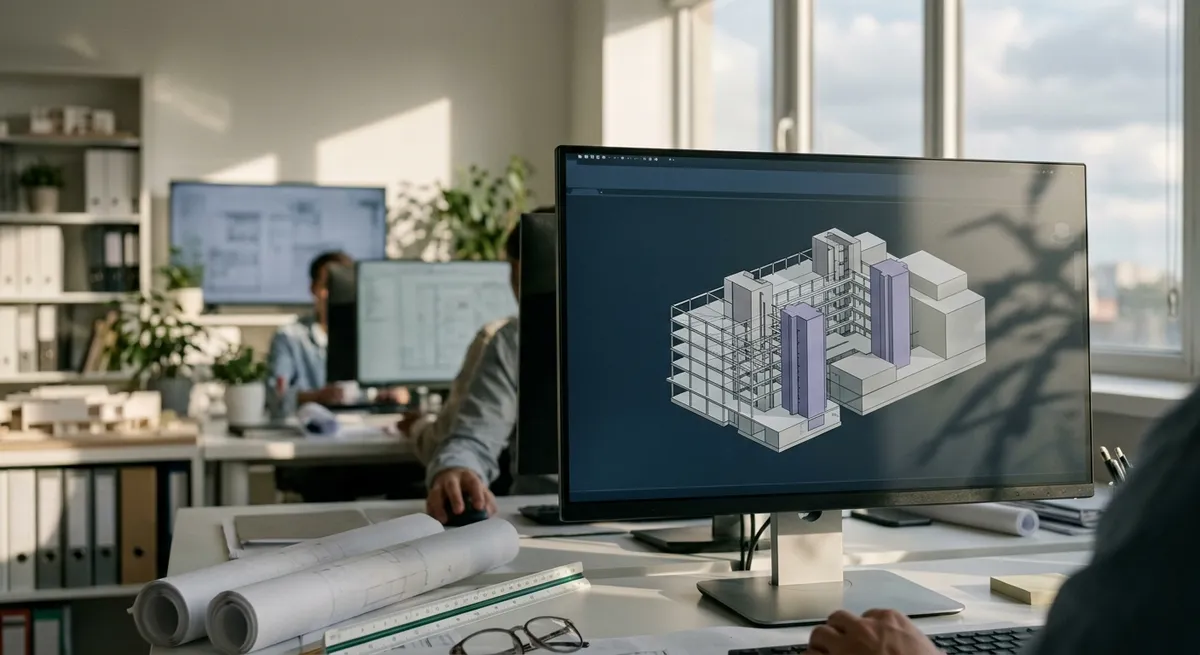 Maquette numérique 3D de bâtiment (BIM)